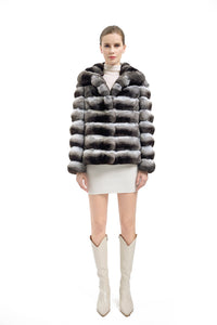 Gorgeous Chinchilla Fur Coat - A Must-Have for Winter