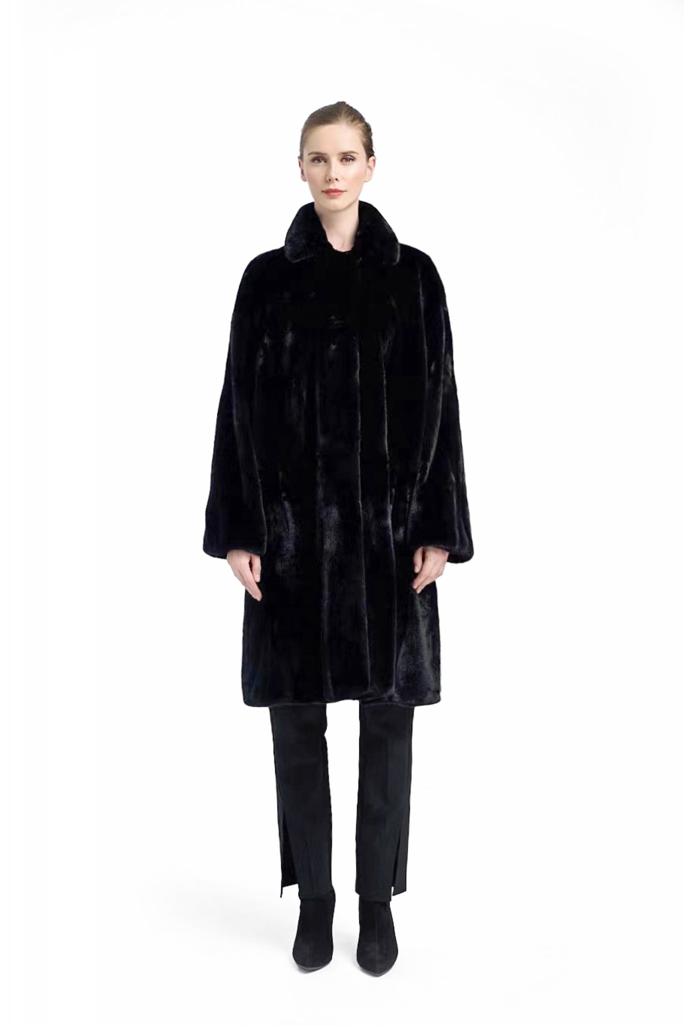 Elevate Your Winter Style with Our Trendy Long Mink Fur Coat