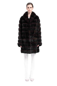 Warm and Stylish Sable Fur Coat