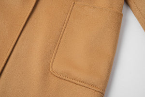 Minimalist Cashmere Duster Coat for Women