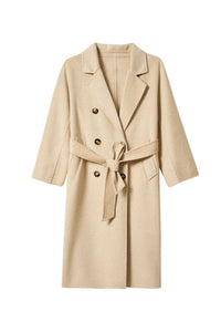 Luxury Pure Full-Length Cashmere Overcoat for Women